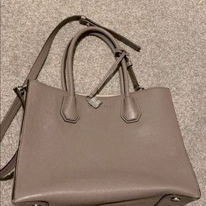 Michael Kors Taupe Leather Tote Bag